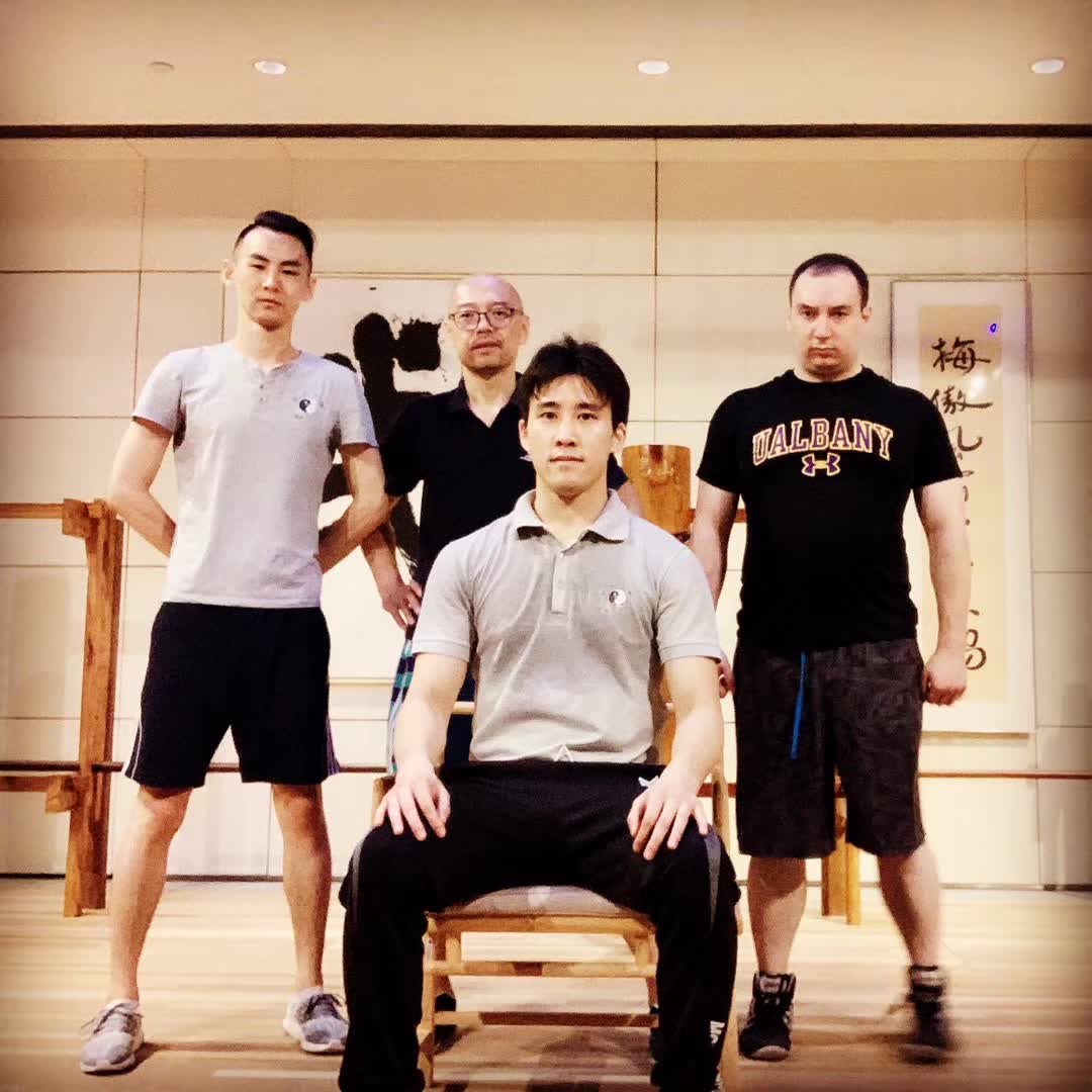 Sifu Nicholas DeFeo with fellow practitioners